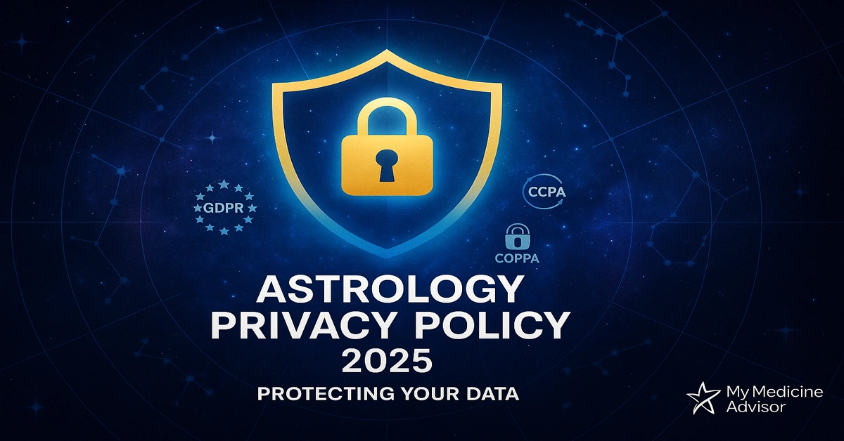 Astrology Privacy Policy 2025 — official data protection, GDPR, CCPA, COPPA compliance