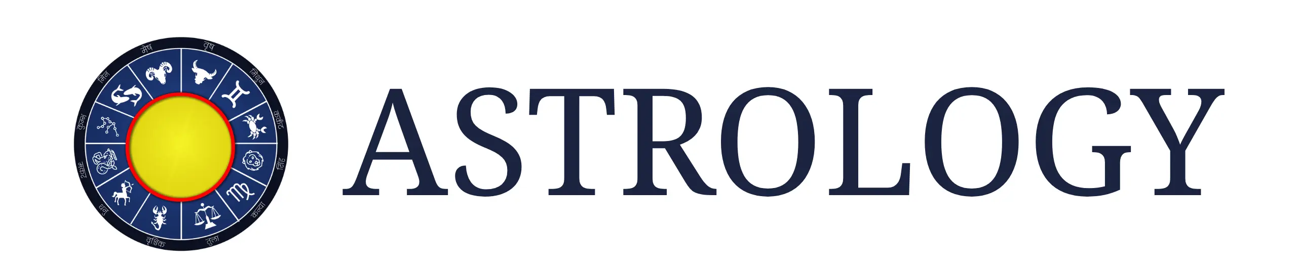 Astrology My Medicine Advisor Logo with Golden Moon and Star